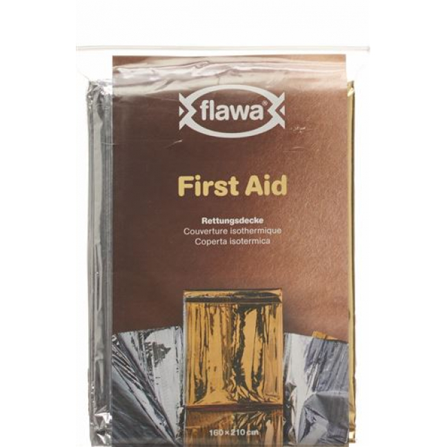 Flawa First Aid Rettungsdecke 160x210см