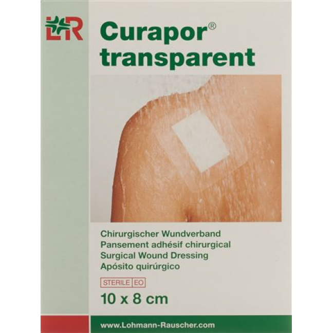 Curapor повязка для ран 8x10см прозрачный 5 пакетиков