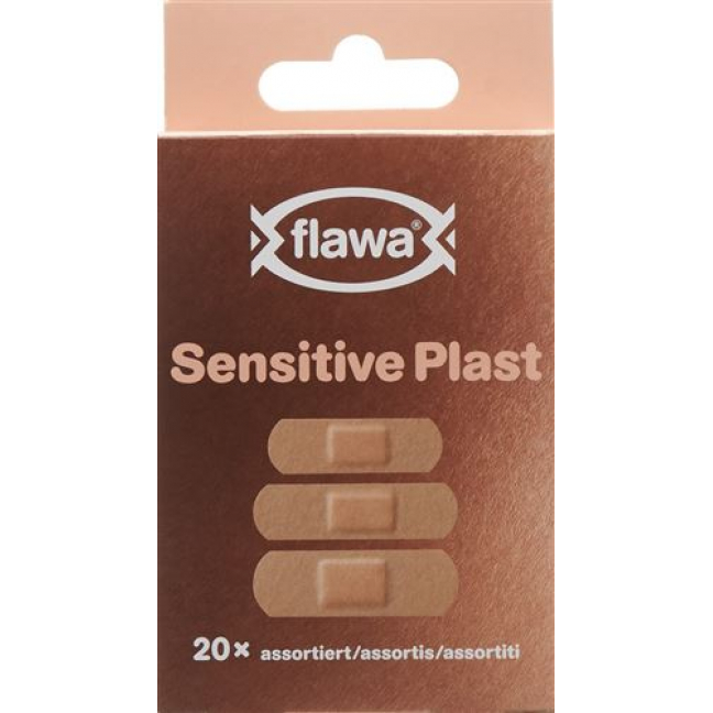 Flawa Sensitive Plast Assortiert 20 штук