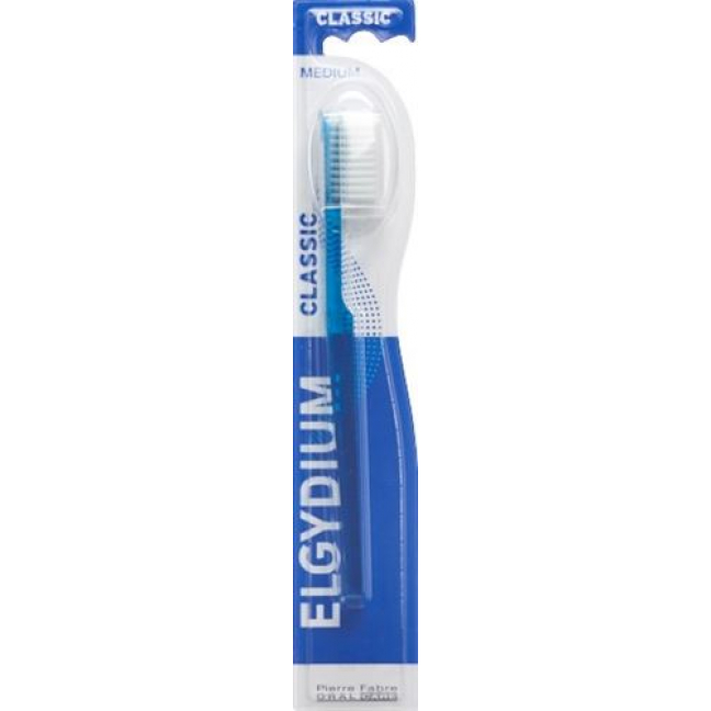 Эльгидиум Классик Медиум  зубная щётка со средней  жесткостью  щетинками 1 шт
