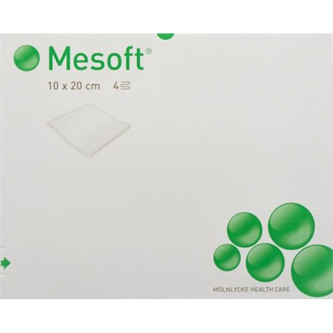 Месофт компрессы 10x20 см стерильные 60 x 2 шт.