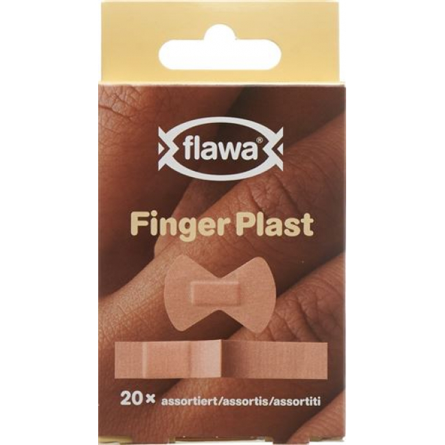 Flawa Finger Plast Assortiert 20 штук
