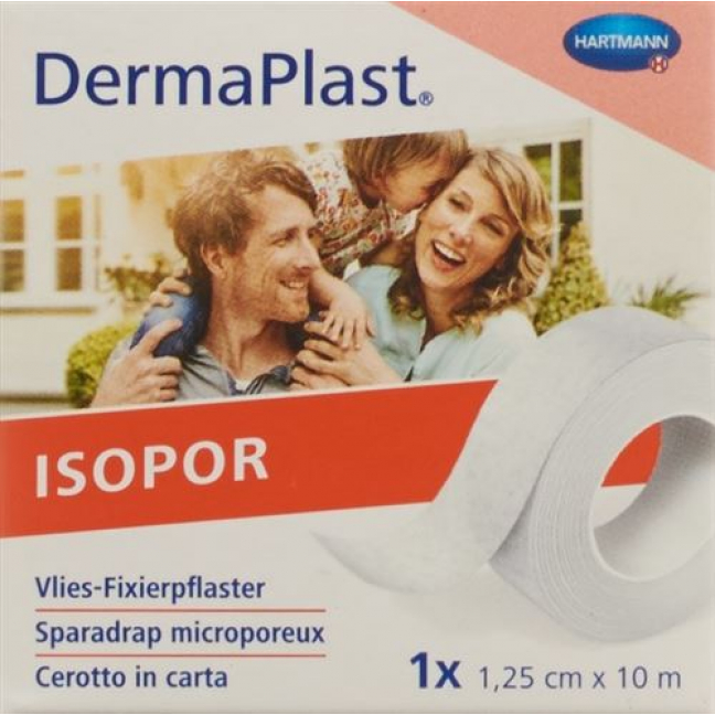 Dermaplast Isopor фиксирующий пластырь 10мX1.25см Weiss