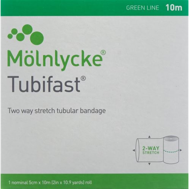 Tubifast elastischer Schlauchverband рулон 5смx10м