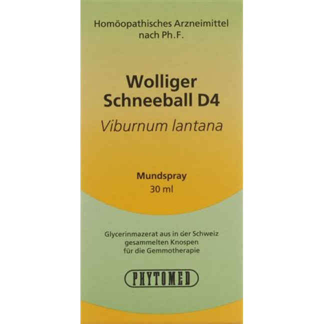 Phytomed Gemmo Wolliger Schneeball жидкость D 4 30мл