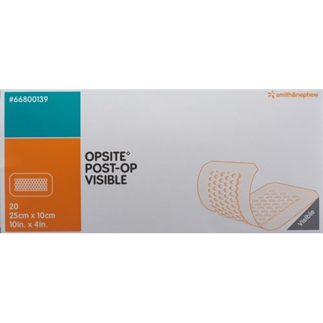 Opsite Post OP Visible Folienverband 25x10см 20 штук