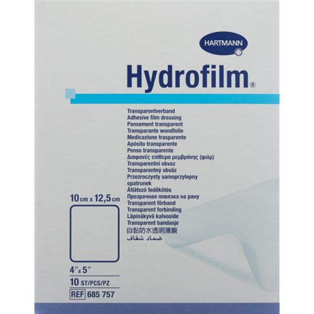 Hydrofilm Wundverband Film 10x12.5см Steril 10 штук