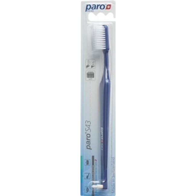 Paro зубная щётка S43 Soft 4-Reihig mit Interspace
