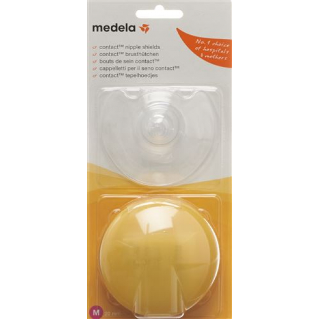 Medela Contact Brusthutchen M 20мм mit Box 1 Paar