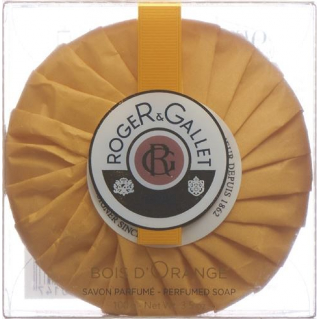 Roger Gallet Boite Rech Savo Parf Bois Orange 100г
