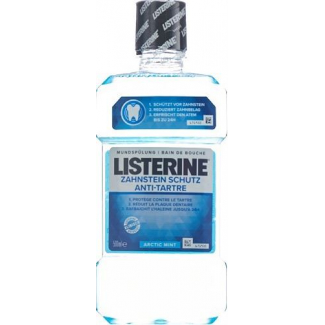 Listerine ополаскиватель для полости рта Zahnsteinschutz 500мл