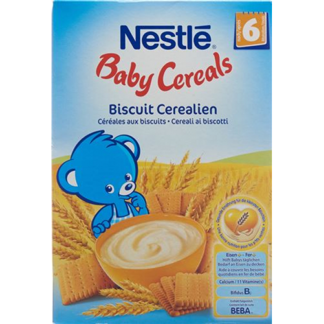 Nestle Baby Cereals Biscuit Cerealien для 6-месячных 450г