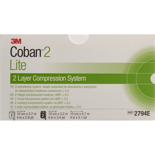 3M Coban2 Lite 2-lagen Kompressions-System 1 Set