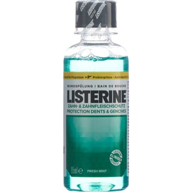 Listerine ополаскиватель для полости рта Zahn und Zahnfleischschutz 95мл