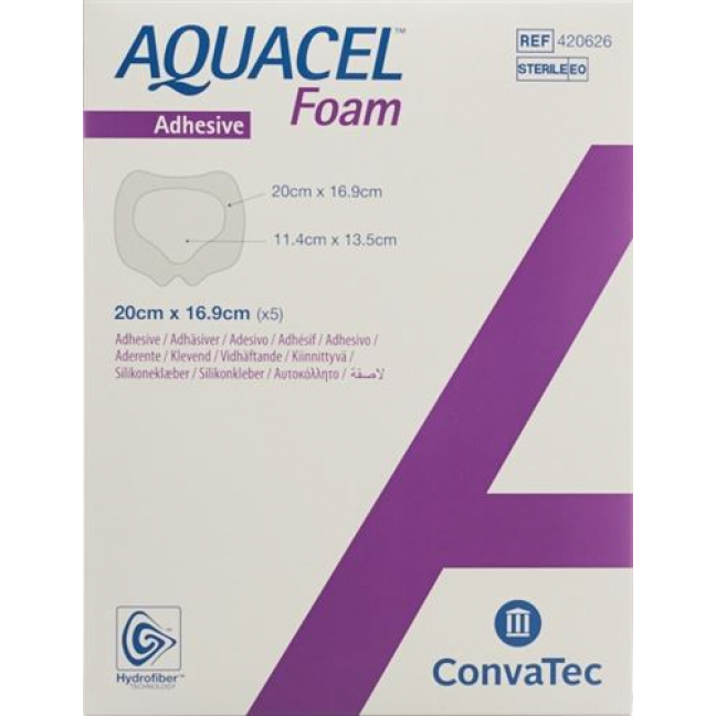 Aquacel Foam Adhesive Sacral 5 штук