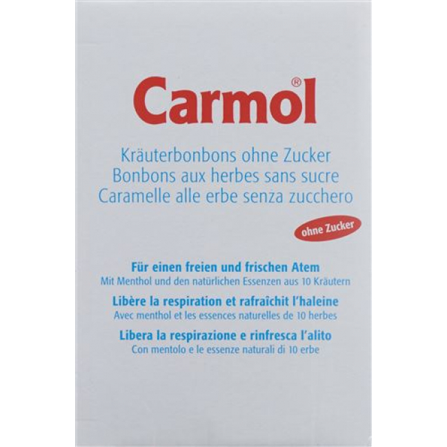 CARMOL KRAEUTERBONBONS O/ZUCKE