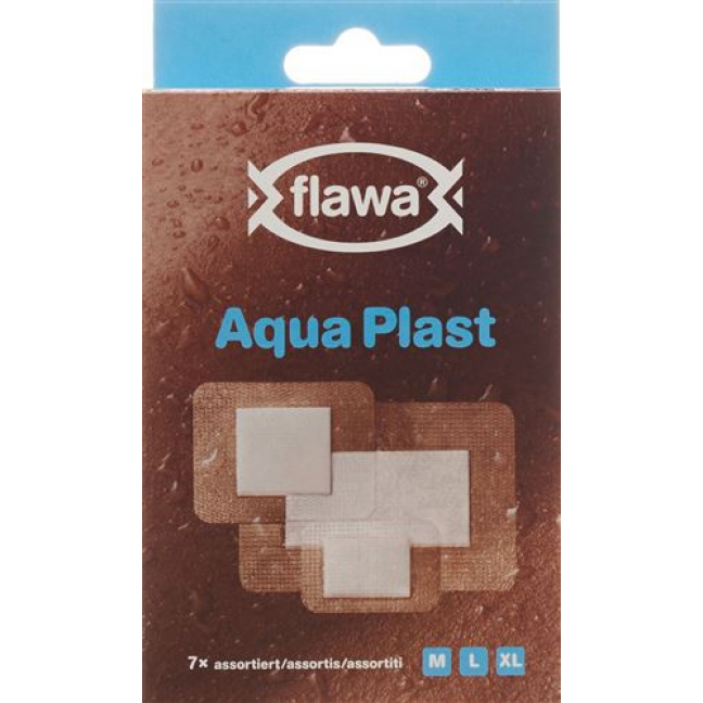 Flawa Aqua Plast Grossen M/L/XL Assortiert 7 штук