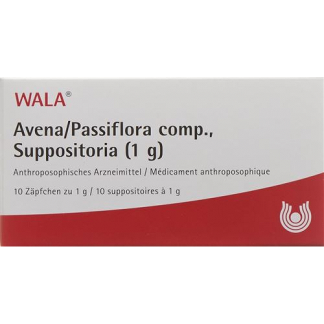Wala Avena/passiflora Comp Zapfchen Kind 10 блистер 1г
