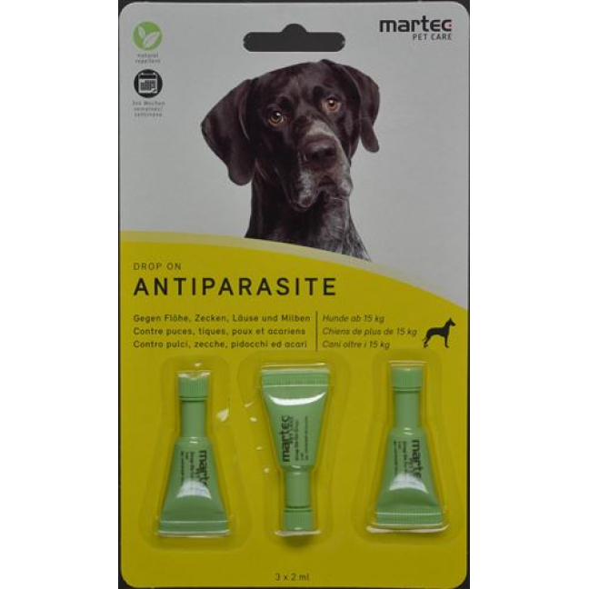 Martec Pet Care Drop On Antiparas Hund +16кг 2мл