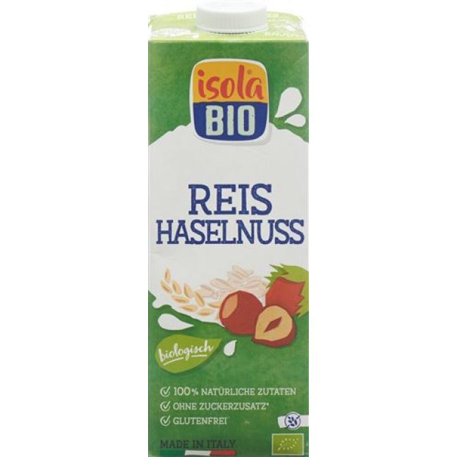 Isola Bio Haselnuss Reis Drink Tetra 1л