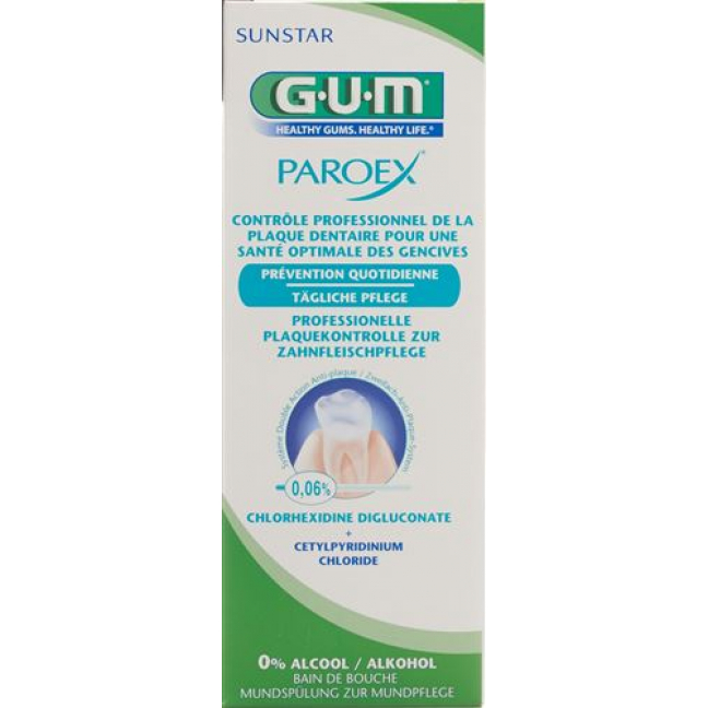 Gum Sunstar Paroex Mundspul 0.06% Chlorhex 500мл