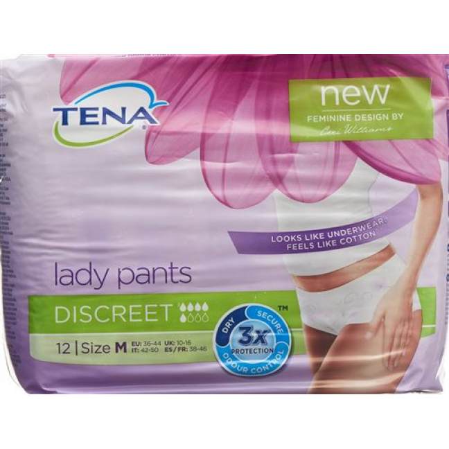 TENA LADY PANTS DISCREET M