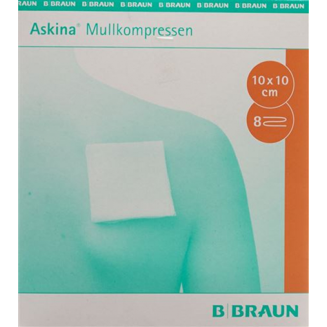 Askina Mullkompresse стерильный 10смx10см 2x 25 штук