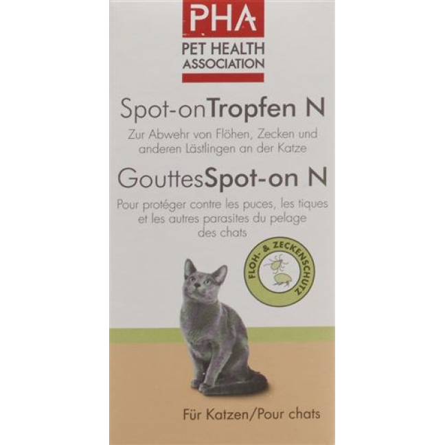 Pha Spot-On капли N fur Katzen 3 ампулы a 1.5мл