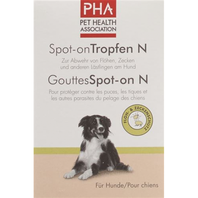Pha Spot-on капли N fur Hunde 4 ампулы a 2мл