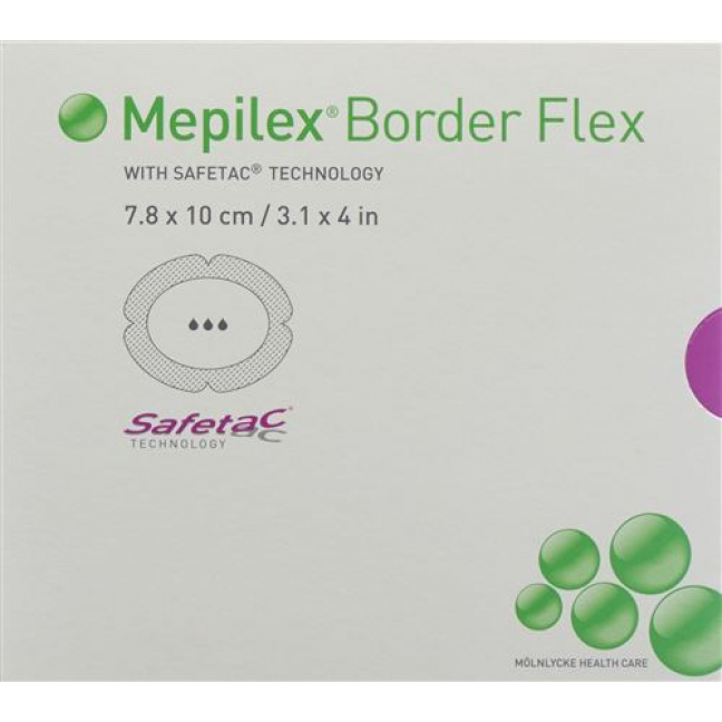 Mepilex Border Flex Schaumverband 7.8x10см 5 штук