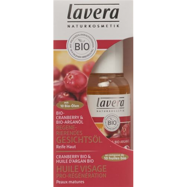 Lavera Regenerierendes Gesichtsol Cranberry 30мл