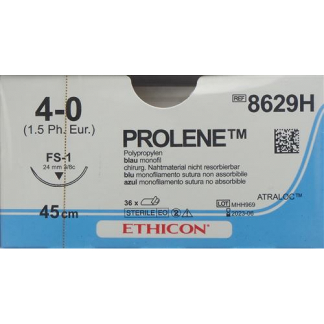 PROLENE 45CM BLAU 4-0 FS-1