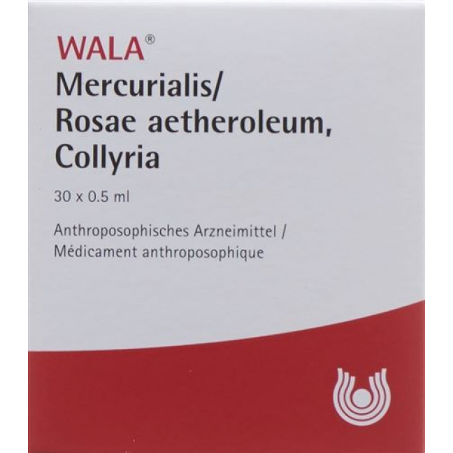 Wala Mercuri/rosae atherischeкапли для глаз 30 монодоз 0.5мл
