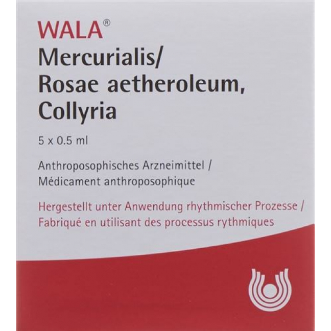 Wala Mercuri/rosae atherischeкапли для глаз 5 монодоз 0.5мл