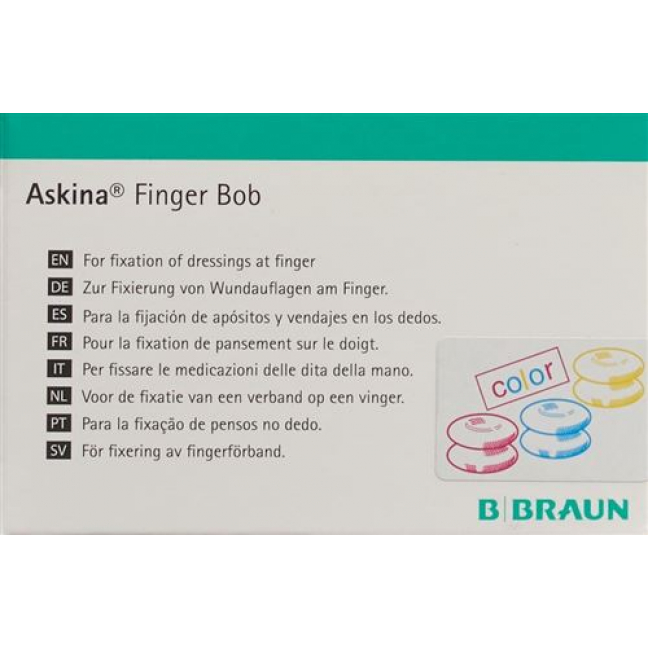 Askina Finger Bob Farbig 50 штук