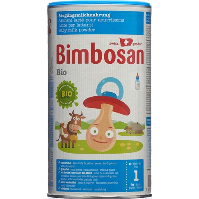 Bimbosan Bio Sauglingsmilch ohne Palmol доза 400г