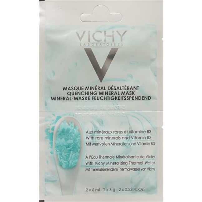 Vichy Feuchtigkeitsspendende Mineralmaske 2 mal 6мл