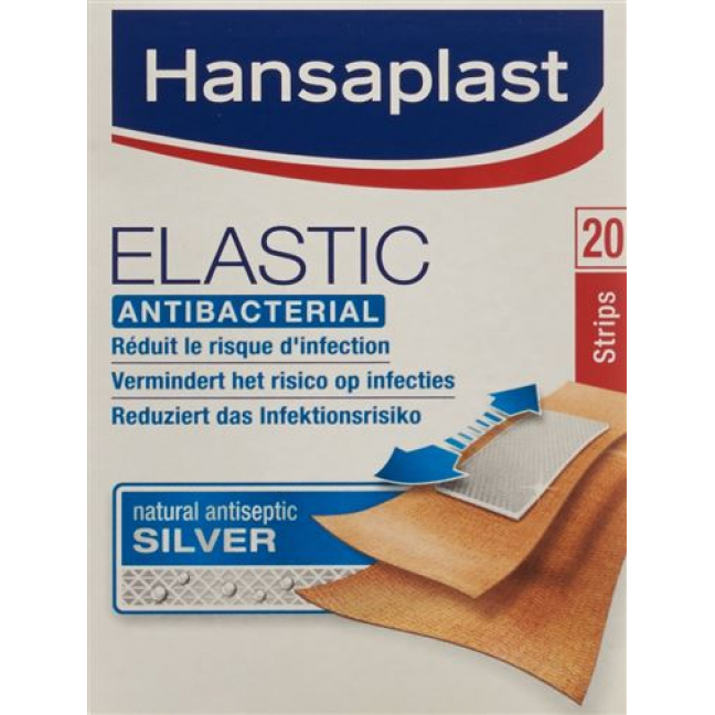 Hansaplast Med Elastic Strips 20 штук