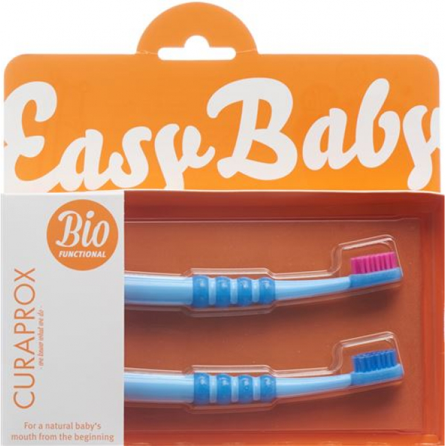 Curaprox Baby зубная щётка Blau Doppelpack 2 штуки
