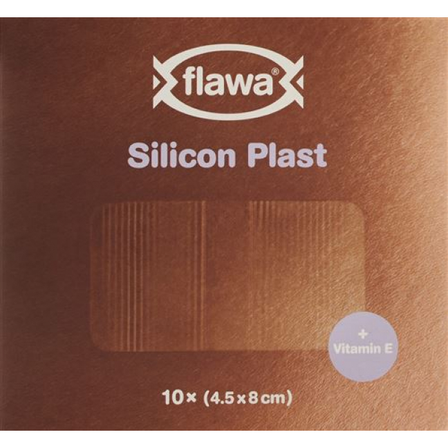 Flawa Silicon Plast 4.5x8см 10 штук