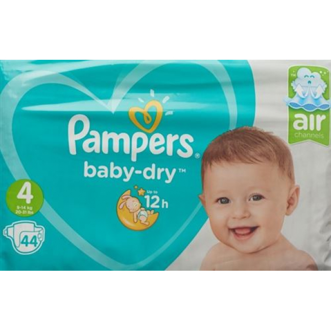 Pampers Baby Dry размер 4 7-18кг Maxi Sparpack 44 штуки