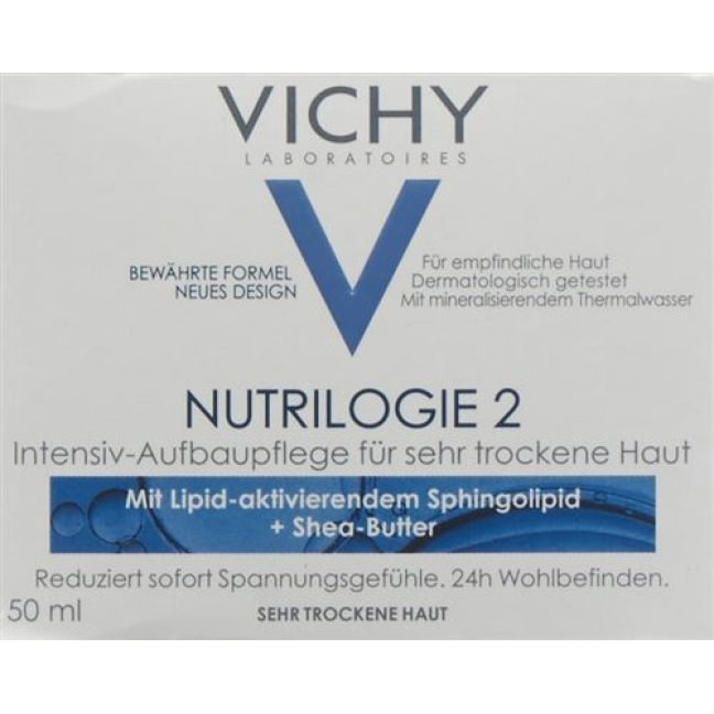 Vichy Nutrilogie 2 Intensiv-Aufbaupflege fur Sehr для сухой кожи 50мл