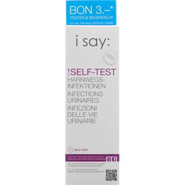 ISAY SELF-TEST HARNWEGS INFEKT