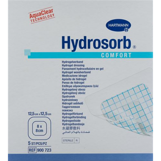 Hydrosorb Comfort Hydrogel 12.5x12.5см стерильный 5 штук