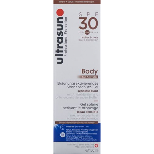 Ultrasun Body Tan Activator SPF 30 150мл