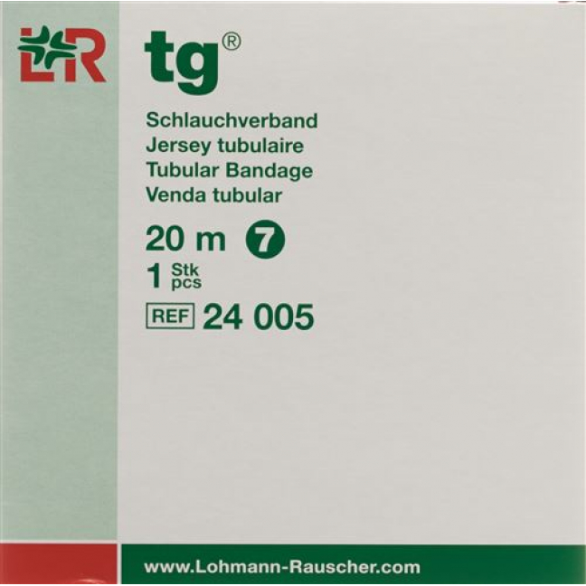 Lohmann Tg Schlauchverband 7смx20m Weiss рулон