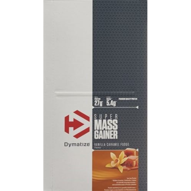 Батончик Dymatize Super Mass Gainer Vanilla Caramel 10 x 90 г
