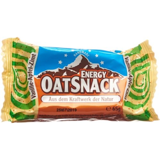 Energy Oatsnack ваніль-яблуко-кориця 15 х 65 г