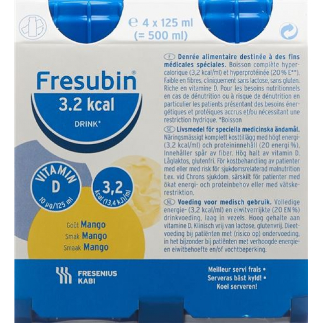FRESUBIN 3.2KCAL DRINK MANGO
