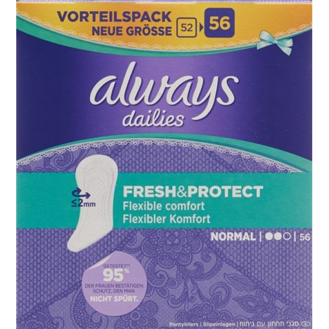 завжди прокладка Fresh&amp;Protect Normal value упаковка 56 шт